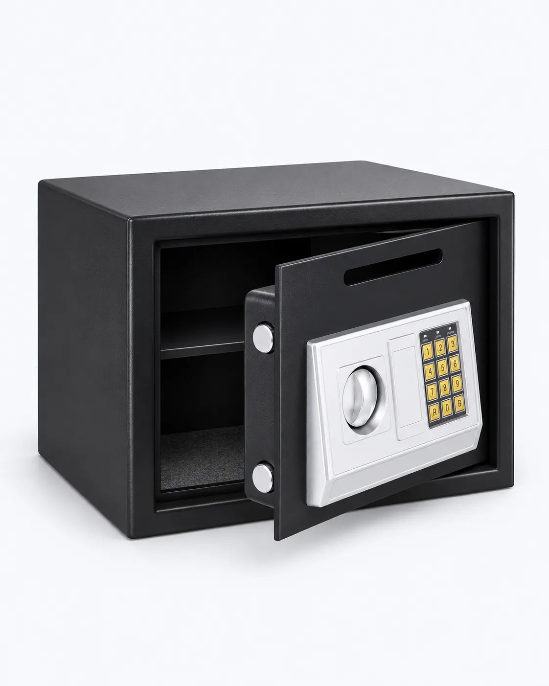Coffre-fort à code BRIEFNESS 16 L – Noir – Fente à monnaie