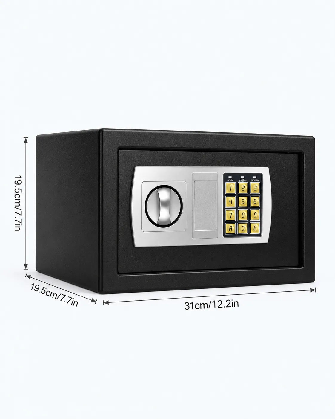 Petit coffre-fort à code BRIEFNESS 8,5 L – Noir