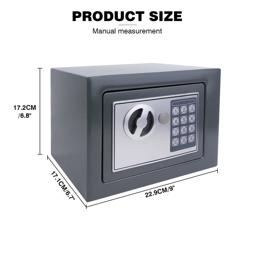Petit coffre-fort électronique DayPlus 16 L – Gris