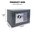 Petit coffre-fort électronique DayPlus 4,6 L – Gris