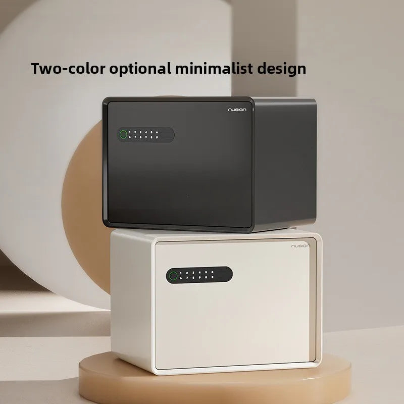 Coffre-fort biométrique Bluetooth NS950 – Blanc amande