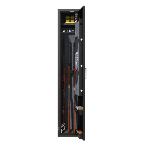 Armoire à fusils à code – Largeur intérieure 24 cm – Noir