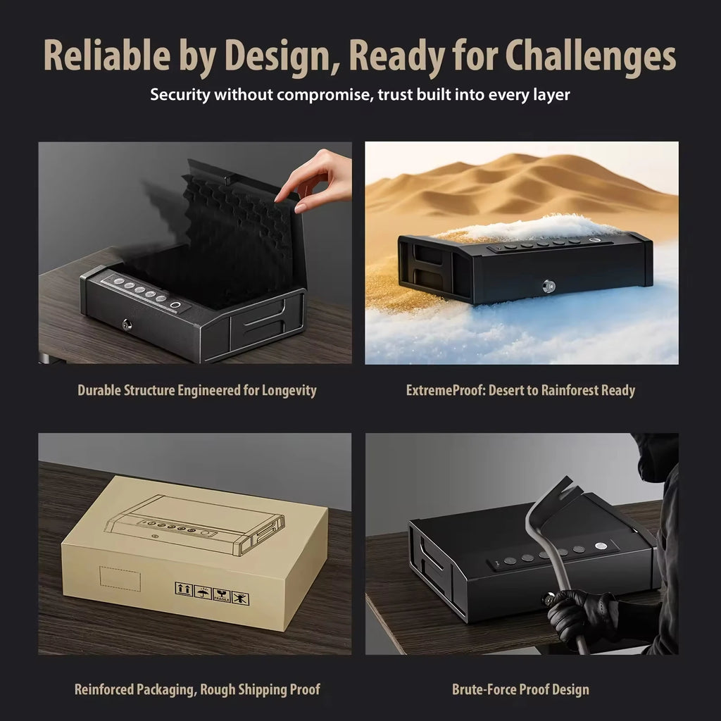Coffre-fort biométrique portable pour pistolet – XHSQH