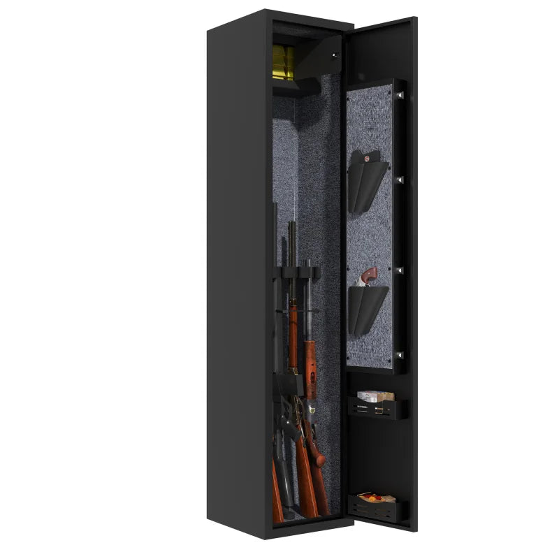Armoire à fusils à code pour 3 armes longues – Vert militaire