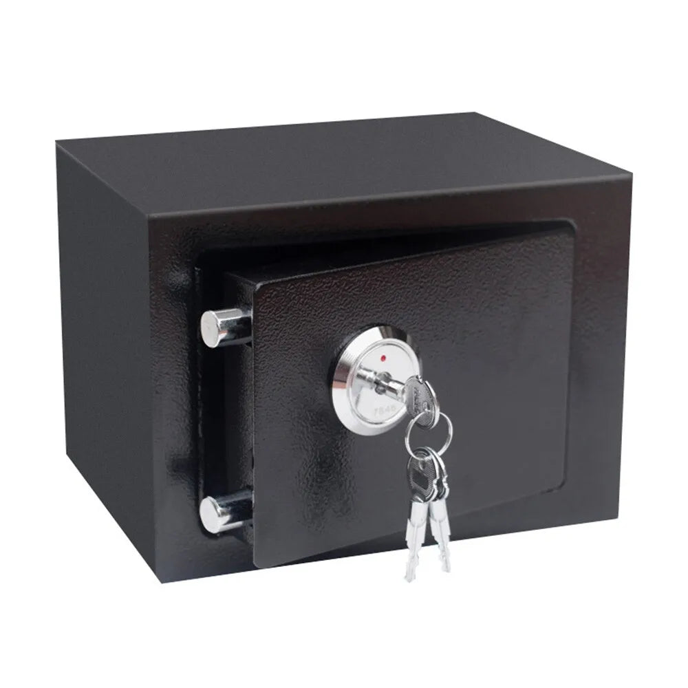 Petit coffre-fort à clé 4,6 L – Noir