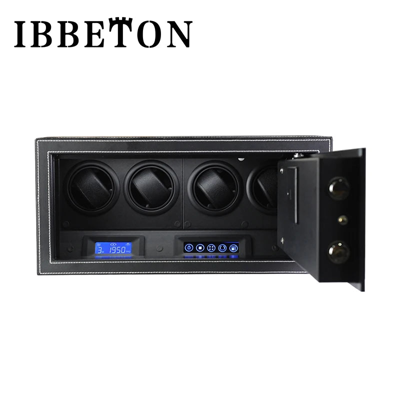 Coffre à montres IBBETON – 20 remontoirs – Marron