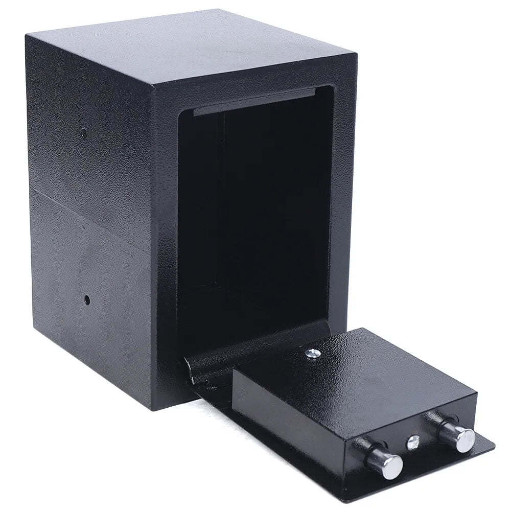 Petit coffre-fort à clé 4,6 L – Noir