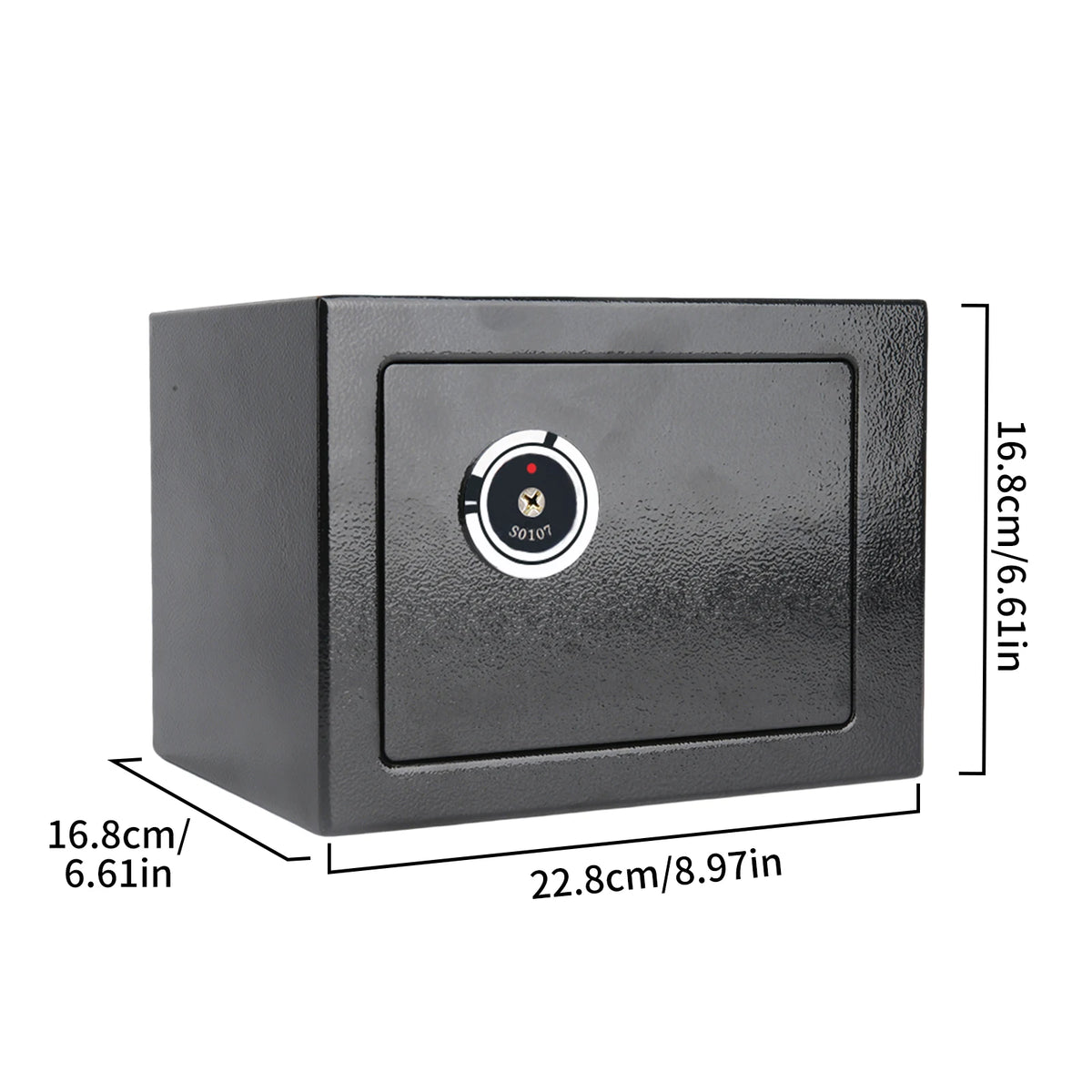 Petit coffre-fort électronique Warmom 4,6 L – Noir