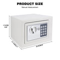 Petit coffre-fort électronique DayPlus 4,6 L – Blanc