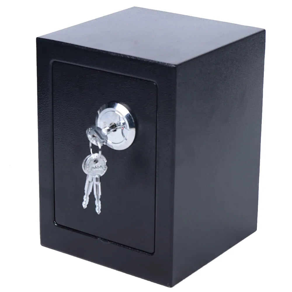 Petit coffre-fort à clé 4,6 L – Noir