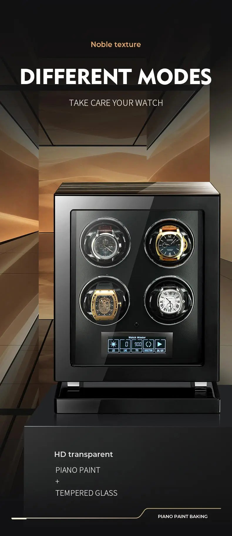 Remontoir IBBETON pour 12 montres automatiques – Biométrique