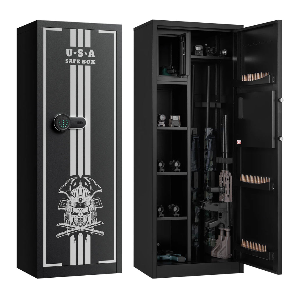 Armoire à fusils à code SucceBuy – 39,9 × 45 × 140 cm
