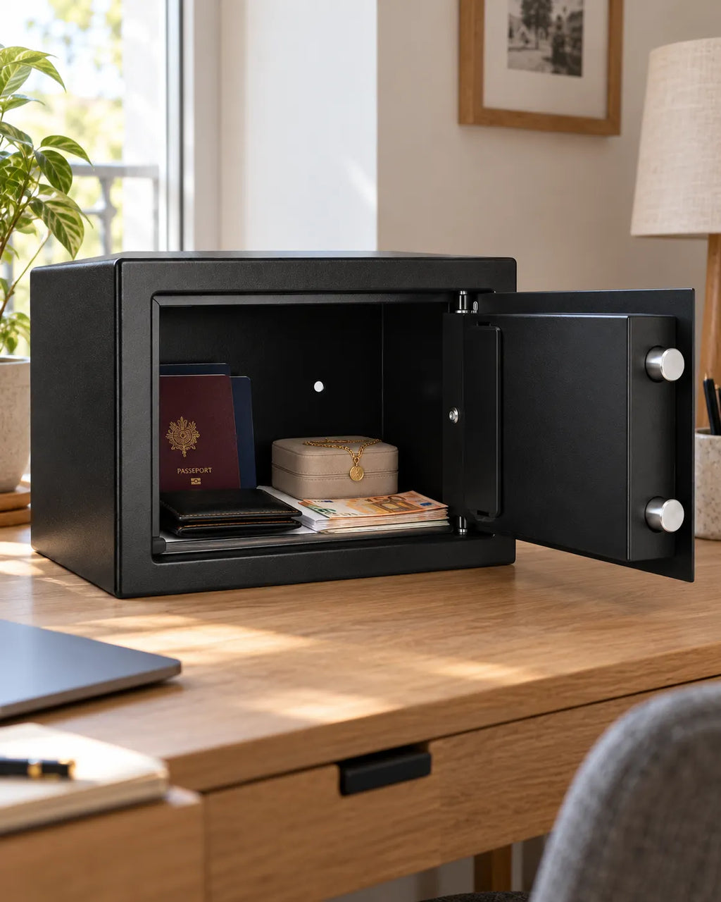 Petit coffre-fort à code BRIEFNESS 8,5 L – Noir