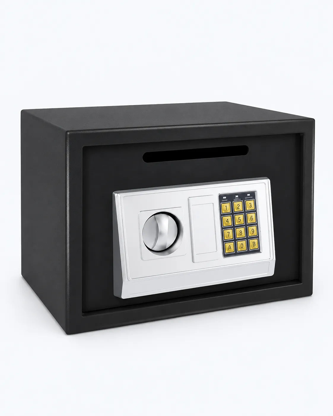Coffre-fort à code BRIEFNESS 16 L – Noir – Fente à monnaie